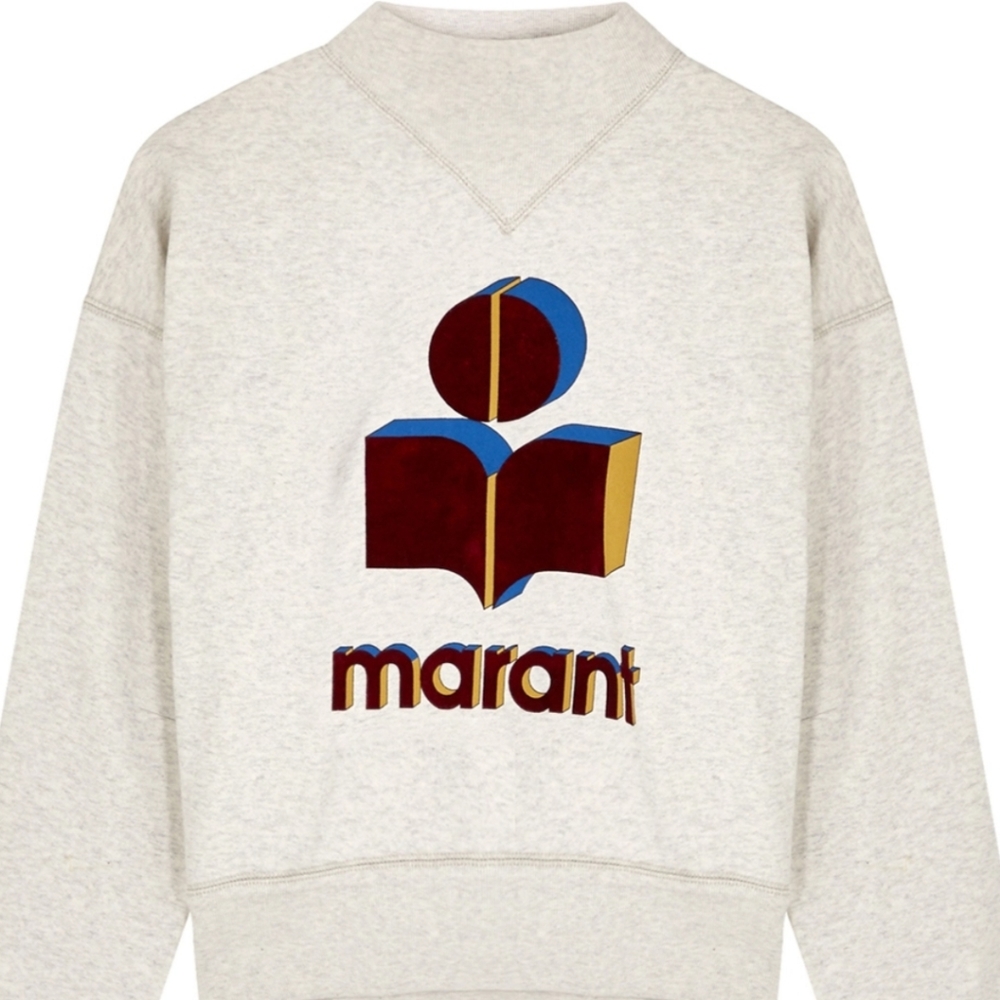 NWT) Isabel Marant Moby Sweatshirt Ecru sz 38